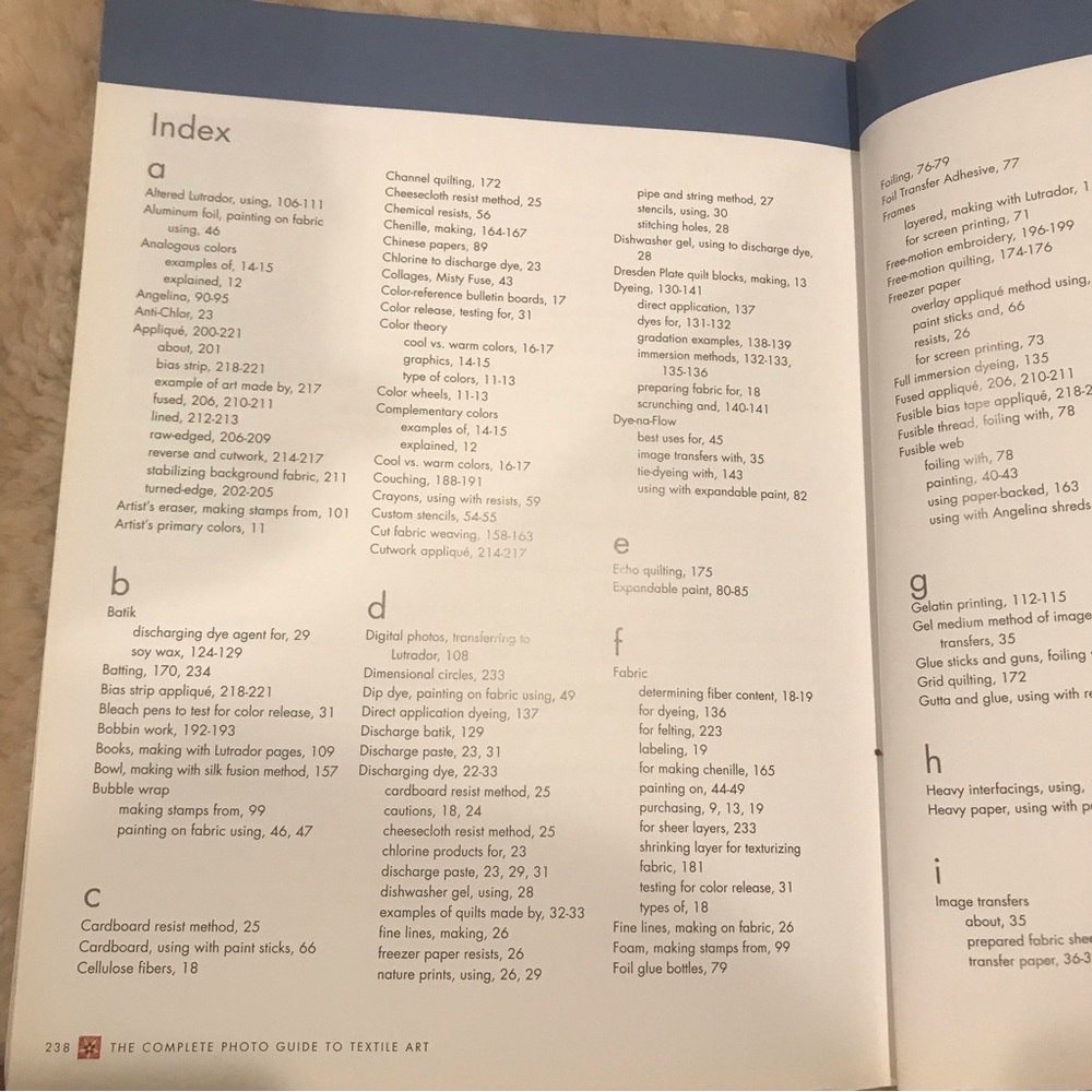 Art Book - Textile Art (Complete Photo Guide) - Picture 12 of 13
